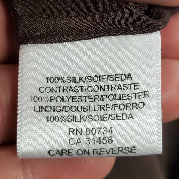 Bcbgmaxazria Womens Silk Forest Fairy Babydoll Midi Dress Size XS Brown Sheer - Picture 6 of 12